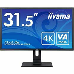 iiyama 31.5型ワイド液晶ディスプレイ ProLite XB3288UHSU ( VA/4K)(XB3288UHSU-B1) 取り寄せ商品