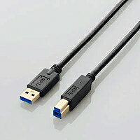 쥳 ELECOM USB3.0֥(A-B) 1.0m ֥å USB3-AB10BK ᡼߸