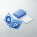 エレコム ELECOM Blu-rayディスクケース(2枚収納タイプ 3枚セット) クリアブルー(CCD-BLU203CBU) メーカー在庫品