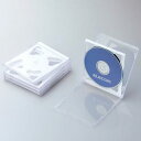 【P5E】エレコム CD DVDプラケース 2枚収納 5パック ホワイト CCD-JSCNW5WH(CCD-JSCNW5WH) メーカー在庫品