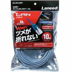 쥳 ĥޤɻLAN֥(Cat6A) 10.0m ֥롼 LD-GPAT BU100(LD-GPAT/BU100) ᡼߸