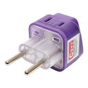 ナカバヤシ NAKABAYASHI MCO 海外電源変換アダプタ Wコンセント Cタイプ(MBA-WC) 取り寄せ商品