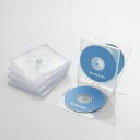 【P5E】エレコム CD DVDプラケース 4枚収納 5パック クリア CCD-JSCNQ5CR(CCD-JSCNQ5CR) メーカー在庫品