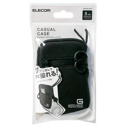 エレコム デジカメケース ネオプレン Sサイズ ブラック DGB-063BK メーカー在庫品