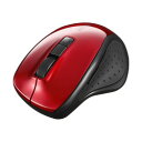 バッファロー BSMBB300RD 5ボタン Bluetooth5.0 BlueLED マウス レッド 取り寄せ商品