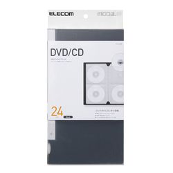 エレコム CD DVD対応ファイルケース 24枚収納 ブラック CCD-FS24BK 目安在庫=△