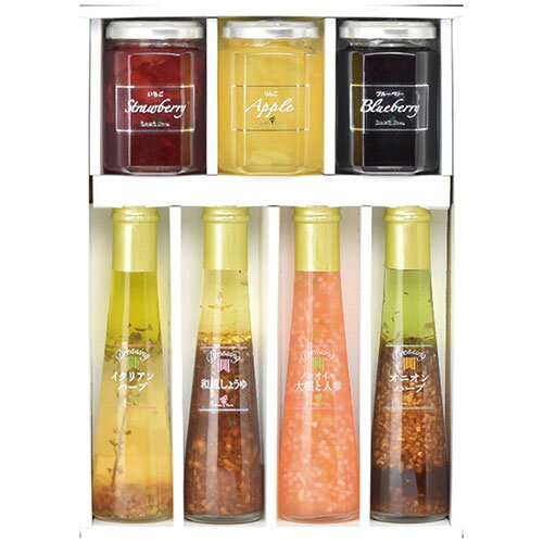 たかはたファーム ジャム・ドレッシング詰合せ (いちご・りんご・ブルーベリー・イタリアンハ(4231-055) 取り寄せ商品