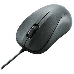 【P5E】エレコム 光学式マウス USB 3ボタン ブラック