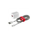 BUFFALO バッファロー 2.4A USB急速充電器 Lightningケーブル2.0m付属(ホワイト)(BSMPA2404LC2TWH) 取り寄せ商品