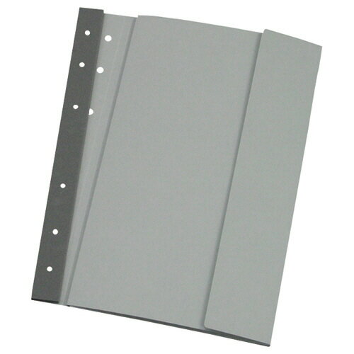 桜井 エコメディアファイル A4 6穴 グレー 1パック(5冊)(EMFA4G) 目安在庫=○