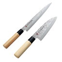 濃州孫六作 梨地和包丁2点セット 出刃包丁(刃渡15.5cm)・刺身包丁(刃渡20.5cm)×各1(K50704620) 取り寄せ商品