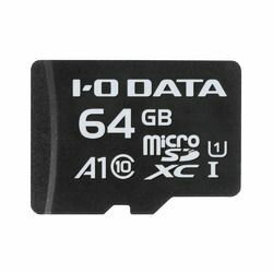 アイ オー データ機器 Application Performance Class 1/UHS-I対応 microSDカード 64GB(MSDA1-64G) 取り寄せ商品