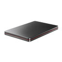 アイ・オー・データ機器 USB3.2Gen1(USB 3.0)ポータブルHDD「カクうす」1TB Black×Red(HDPX-UTSC1K) 目安在庫=△(2)