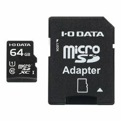 MSDU1-64GR I/Oデータ microSDXCメモリーカード 64GB Class10 UHS-I