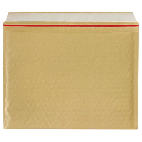 今村紙工 横型薄口クッション封筒 未晒クラフト 茶 1パック(100枚)(KFW-K340) 目安在庫=○