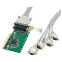 アイ・オー・データ機器 PCIバス専用 RS-232C拡張インターフェイスボード 4ポート(RSA-PCI3/P4R) 取り寄せ商品