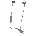 オーディオテクニカ Audio Technica Bluetooth インナーイヤーヘッドホン ベージュ(ATH-CK200BT BG) メーカー在庫品