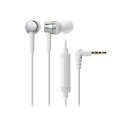 オーディオテクニカ Audio Technica スマートフォン用インナーイヤーヘッドホン(ATH-CKR30iS SV) メーカー在庫品