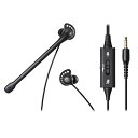 オーディオテクニカ Audio Technica インナーイヤーヘッドセット BK(ATH-202COM BK) 目安在庫=△
