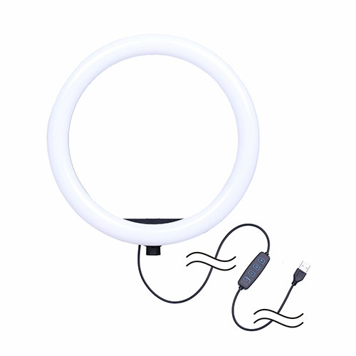 Kenko Tokina LEDライト コンパクト三脚付き 10インチLEDリングライト 明るさ10段階調整(KEN005392) 取り寄せ商品