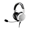 オーディオテクニカ Audio Technica ワイヤードゲーミングヘッドセット 密閉型 ホワイト(ATH-GL3 WH) 取り寄せ商品