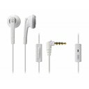 オーディオテクニカ Audio Technica スマートフォン用インナーイヤーヘッドホン/ホワイト ATH-C505iS WH メーカー在庫品