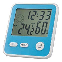 エンペックス気象計 デジタルmini温度・湿度計 時計(TD-8326) 取り寄せ商品