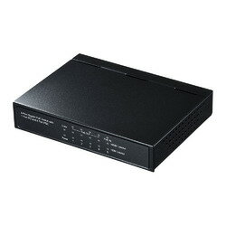 【P5S】サンワサプライ ギガビットスイッチングハブ（5ポート、PoE受電給電両対応）(LAN-GIH5PSEPD) メーカー在庫品