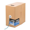 サンワサプライ SANWA SUPPLY カテゴリ6A LANケーブルのみ ブルー 300m KB-T6A-CB300BL メーカー在庫品