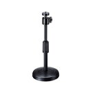 サンワサプライ SANWA SUPPLY WEBカメラ用卓上スタンド(スマホホルダー付き)(CMS-STN1BK) メーカー在庫品