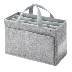 【P5S】サンワサプライ SANWA SUPPLY フェルトBOXバッグ(BAG-TW9GY) メーカー在庫品のサムネイル