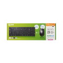 【P5S】サンワサプライ SKB-WL38SETBK ワイヤレス静音キーボードマウスセット(SKB-WL38SETBK) メーカー在庫品