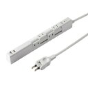 【P5S】サンワサプライ 回転タップ(AC4個口+Type-C+USB-A・PD20W・ホワイト)(TAP-B113UC-2W) メーカー在庫品