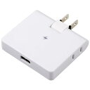 YAZAWA 雷ガード付コーナータップ 2AC+1USB2.4A ホワイト(H6CK3001UWH) 取り寄せ商品
