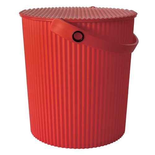 八幡化成 カラーバケット102（フタ付き）レッド 20L 1ケース(16個入)(68-0989-92) 取り寄せ商品