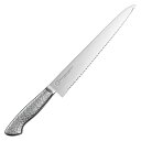 よこやま 燕熟の技 パン切り包丁 全長37.5cm・刃渡り24cm(EJRK-1501) 取り寄せ商品