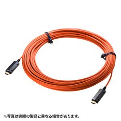 サンワサプライ HDMI2.0 光ファイバケーブル 10m KM-HD20-PFB10 メーカー在庫品