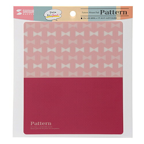 サンワサプライ SANWA SUPPLY パターンマウスパッド(リボン) MPD-216D メーカー在庫品