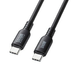 掠ץ饤 SANWA SUPPLY USB2.0 Type-C ꥳ󥱡֥(PD240W0.5m֥å)(KU-CCPES05BK) ᡼߸