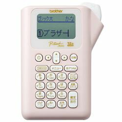 ブラザー ピータッチ ラベルライター PT-J100P ピンク 目安在庫=○