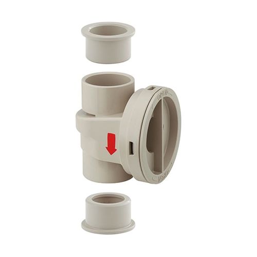 カクダイ GAONA 自封式ドレントラップ縦横兼用 GA-KW032 ソトヨウ(68-4080-39) 取り寄せ商品