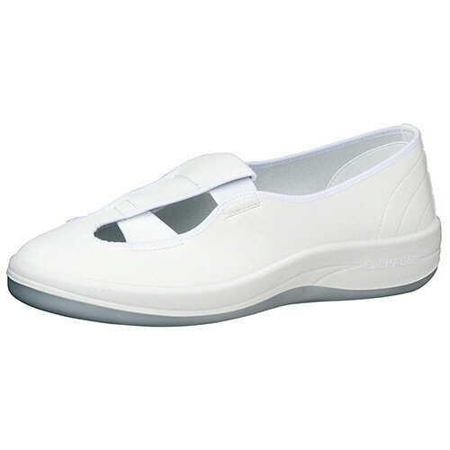 ミドリ安全 男女兼用 クリーン静電作業靴 通気 エレパス SU402 ホワイト 24.0cm 1足(SU402-24.0) 目安在庫=○(3)