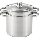 ヨシカワ トスカーナ パスタポット22cm(ガラス蓋付)#(SJ3120) 取り寄せ商品