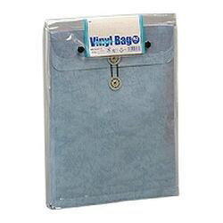 オキナ ビニールバック　角2　ブルー　1個(VB2EB) 目安在庫=○