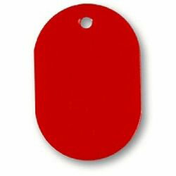 ソニック 番号札　小　無地　10個入　赤(NF-751-R) 取り寄せ商品