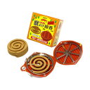 防虫・防獣線香 獣よけ線香10巻+携帯防虫器セット (1セット)(4-5271-02) 取り寄せ商品