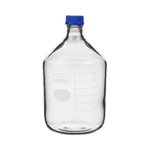 HARIO 耐熱ねじ口瓶（液切リング付） GL-45 5000mL NBO-5L-SCI(63-5510-08) 取り寄せ商品