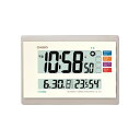 カシオ計算機 CASIO 電波置き掛け兼用時計デジタル ホワイト IDL-140J-7JF メーカー在庫品