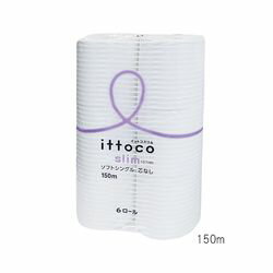イトマン イットコ芯なしスリム　6ロール (1パック(6ロール入り))(180m) 取り寄せ商品