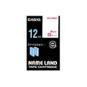 カシオ計算機 CASIO ネームランドテープ 12ミリ 白地に赤文字 XR-12WER メーカー在庫品
